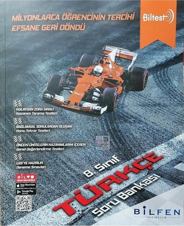 8. Sınıf Biltest Türkçe Soru Bankası - Bilfen Yayınları - Image 1