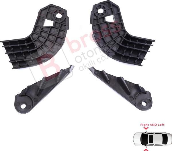 Ford Transit Custom MK1 V362 F3 FY FZ 2018-2024 Makyajlı Kasa İçin Sağ Sol Ön Far Ayak Tamir Seti - Image 1
