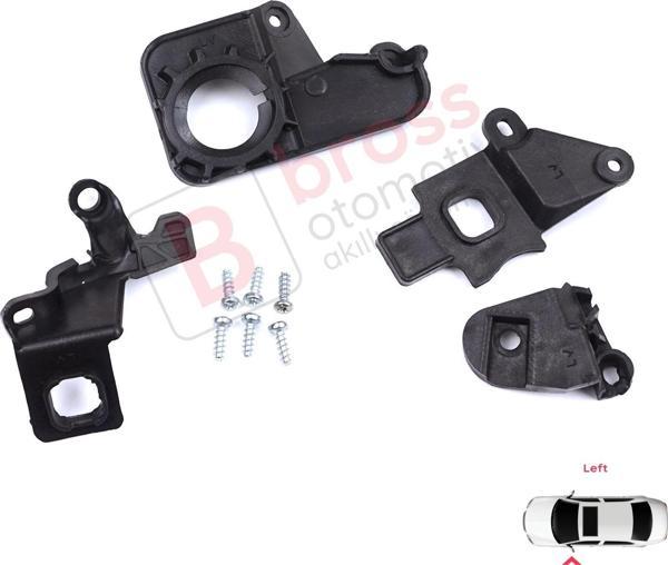Citroen C5 MK2 MK3 RD TD RW X7 2008-2017 6212F0 İçin Sol Ön Far Ayak Tamir Seti - Image 1