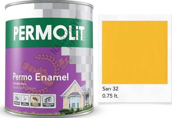 Permolit Enamel Sentetik Yağlı Boya SARI 0.75 Lt. - Image 1