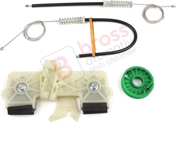 Ford Fiesta MK5 JH JD BE256 2001-2008 4/5 Kapı 2S61A23200 İçin Ön Sağ Kapı Cam Kriko Tamir Seti - Image 1