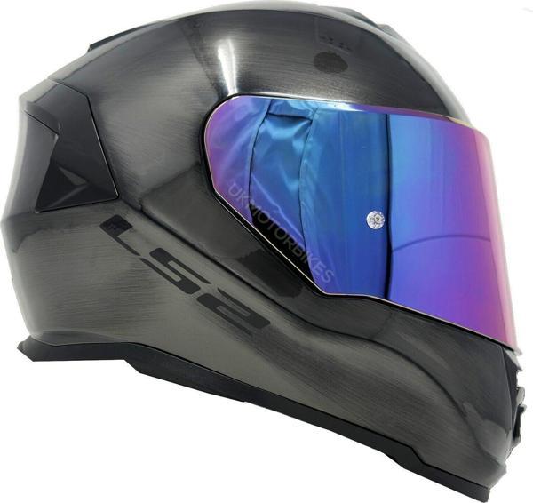 Ls2 Storm 2 Jeans Full Face Motosiklet Kaskı Gökkuşağı Vizörlü - Image 1