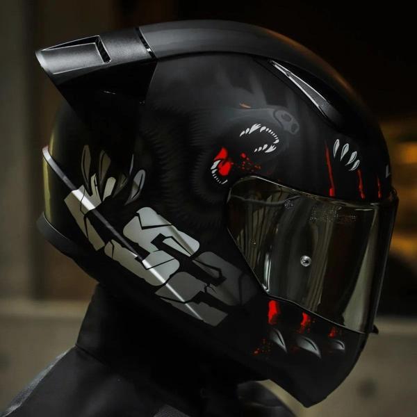 Ls2 Rapid 2 Clawn Race Full Face Motosiklet Kaskı Yarış Spoiler +  Siyah Vizörlü - Image 1