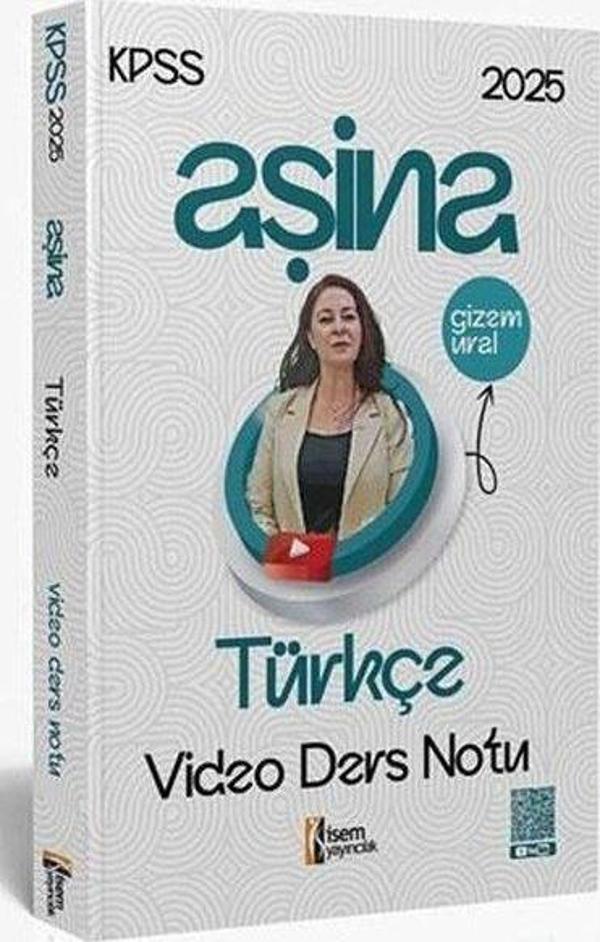 2025 KPSS Aşina Türkçe Video Ders Notu - İsem Yayıncılık - Image 1