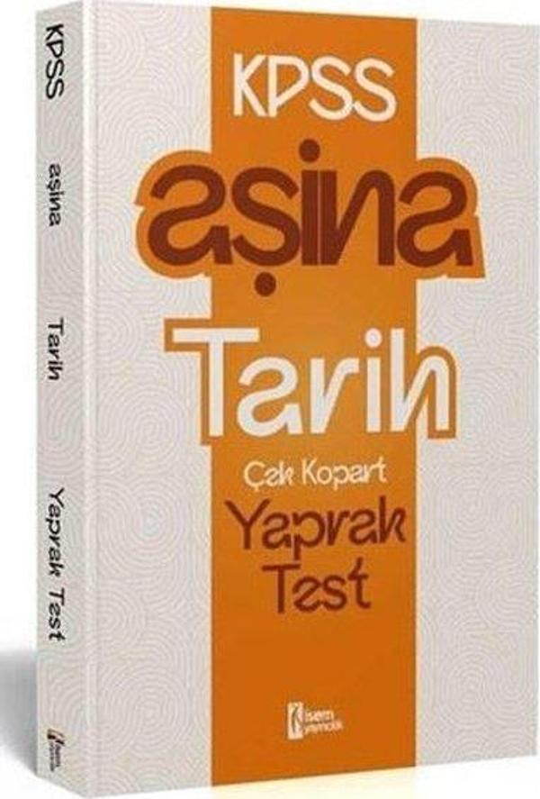 KPSS Aşina Tarih Çek Kopart Yaprak Test - İsem Yayıncılık - Image 1