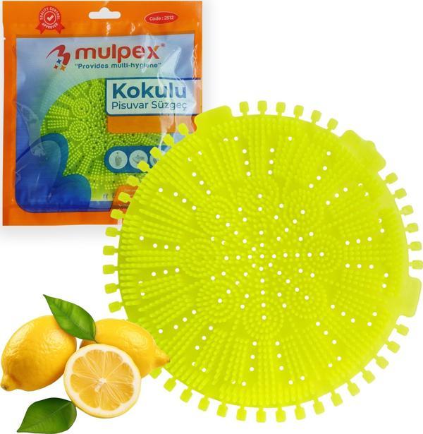 Mulpex Limon Kokulu Pisuvar Süzgeci - Pisuvar, Küvet ve Lavabolar İçin 15x15 cm - Image 1