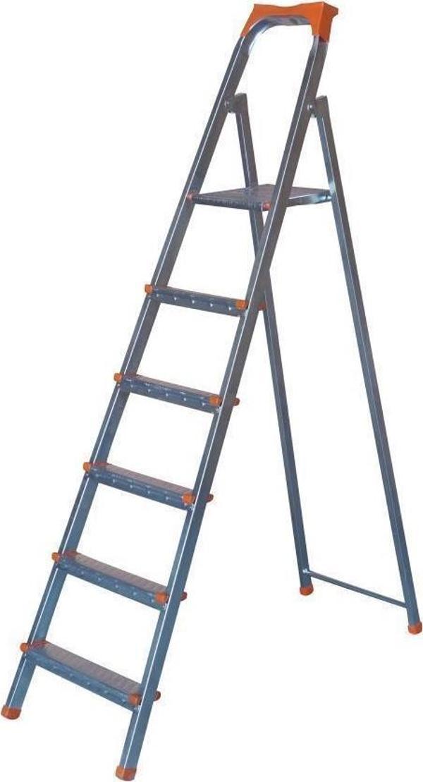 ASVERA - 5+1 Basamaklı Profil Merdiven - 5 Basamaklı Ev, Bahçe ve İş Yeri Kullanımına Uygun - Image 1