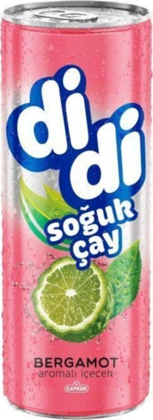 Çaykur Didi Bergamot Aromalı Soğuk Çay 250Ml X12 - Image 1