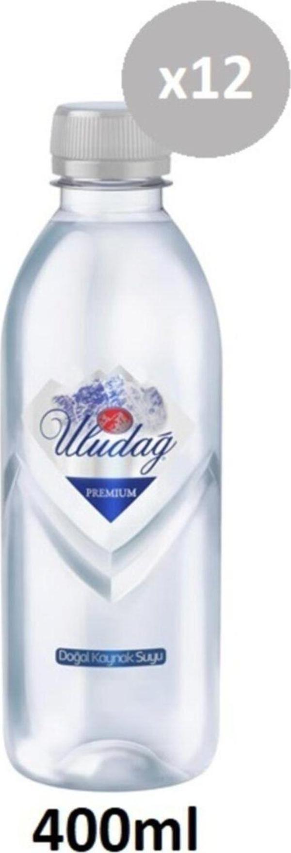 Uludağ Premium Doğal Kaynak Suyu 12 Adet 400 Ml - Image 1