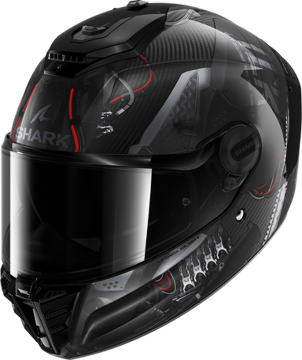 0333 SHARK SPARTAN RS CARBON XBOT KAPALI KASK - Image 1