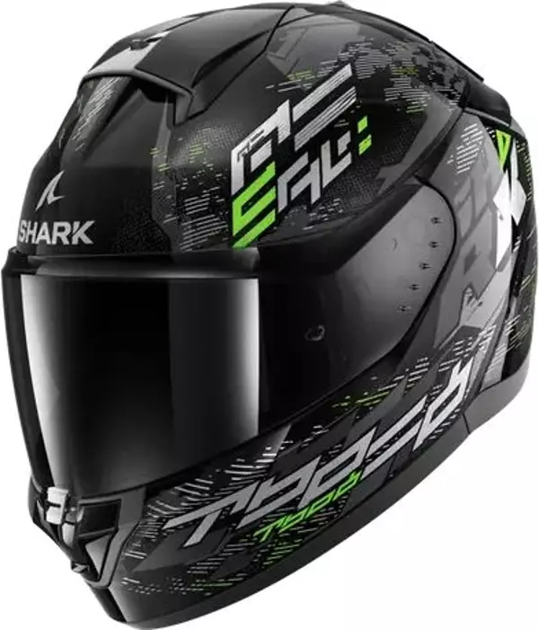 0338 SHARK RIDILL 2 MOLOKAİ KAPALI KASK YEŞİL SİYAH - Image 1