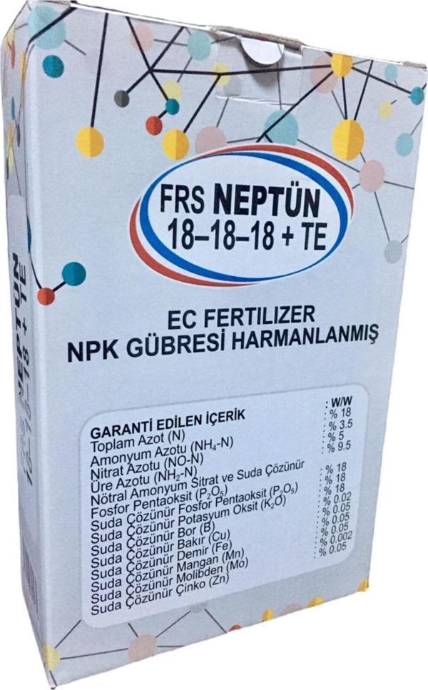 Frs Neptün 18.18.18 Te Npk Gübresi Harmanlanmış 1 Kg (Dengeli) Çiçek,Ve Orkide Besini  - Image 1