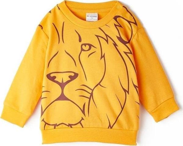 Galatasaray Orijinal Aslan Baskılı Sarı Sweat - Image 1