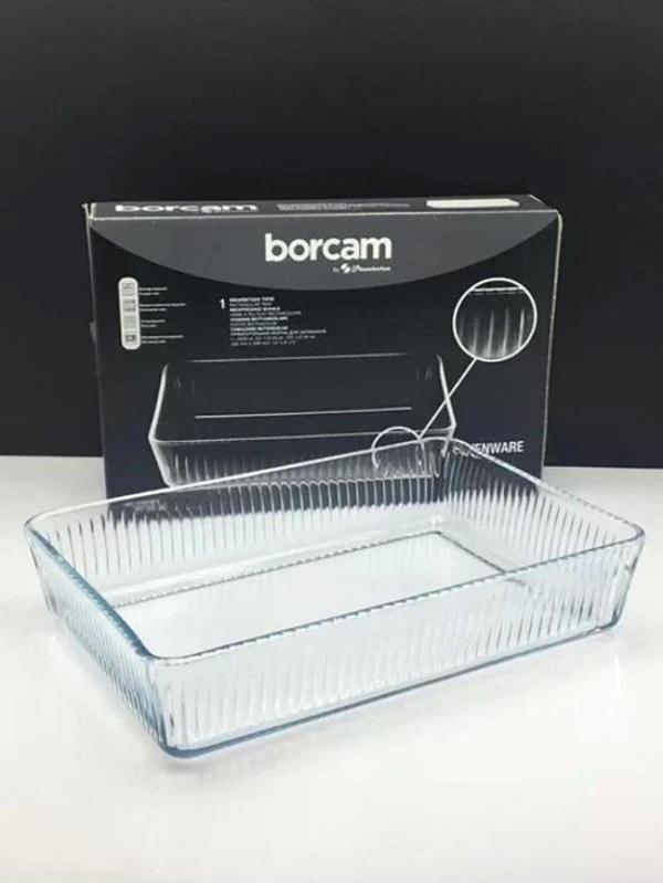 Paşabahçe 59964 Borcam Dikdörtgen Tepsi - Image 1