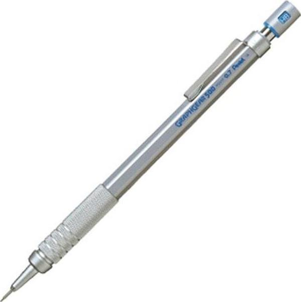 Pentel Graphgear 500 Versatil Kalem 07 mm Gümüş Gri YPG517 - Image 1