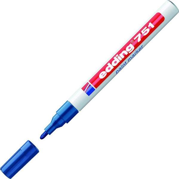 Edding Boya Dekor Markör Kalem Metalik Açık Mavi 751 - Image 1