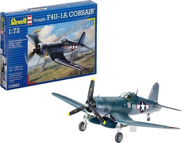 Revell Maket Seti 1:72 Vought F4U-1D Corsair 3983 - Image 1