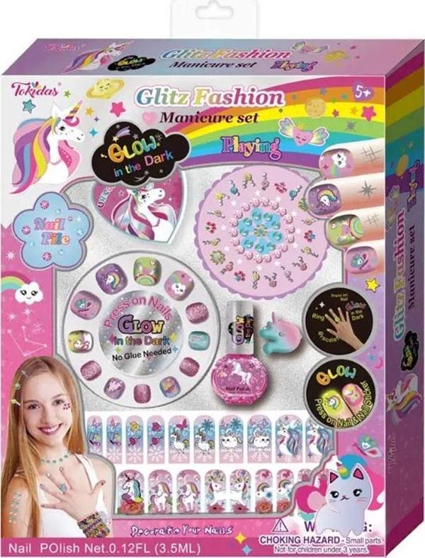 Tokidas Kokulu Moda Manikür Seti Karanlıkta Parlayan T238GW - Image 1