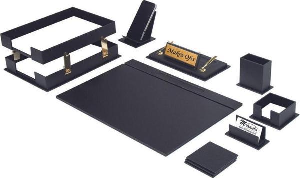 Makro Ofis Liya Sümen Takımı 10 Parça Siyah - Image 1
