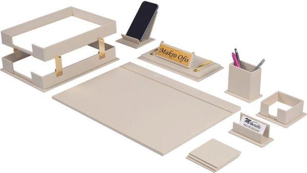 Makro Ofis Liya Sümen Takımı 10 Parça Taba  - Image 1