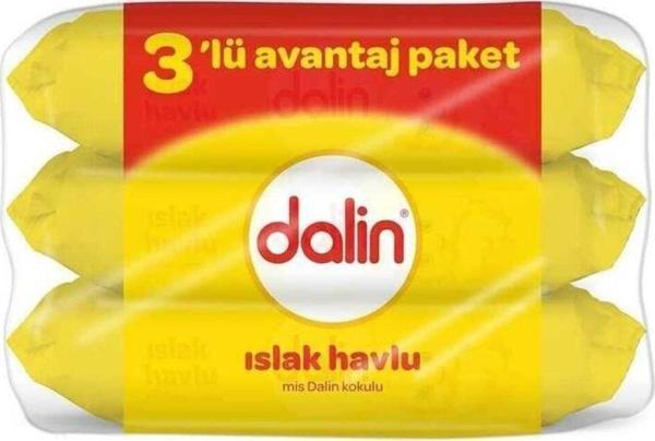 Dalin Klasik Islak Havlu 3 Lü Set X 56 Adet - Image 1