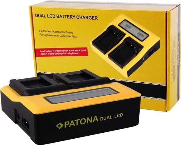 Patona 7645 NP-W126 Fujifilm Dual LCD USB Şarj Cihazı - Image 1