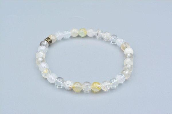 Küre Model Hakiki Doğal Topaz Taşı Bileklik - Image 1