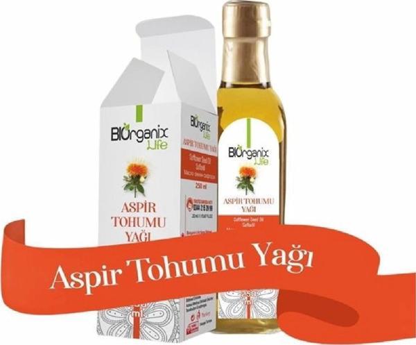 Bıorganıx Saf Aspir Tohumu Yağı Soğuk Pres 250ml - Image 1