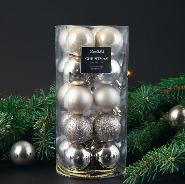 Koopman New Year 20 Parça Yılbaşı Topu 40 mm - Image 1