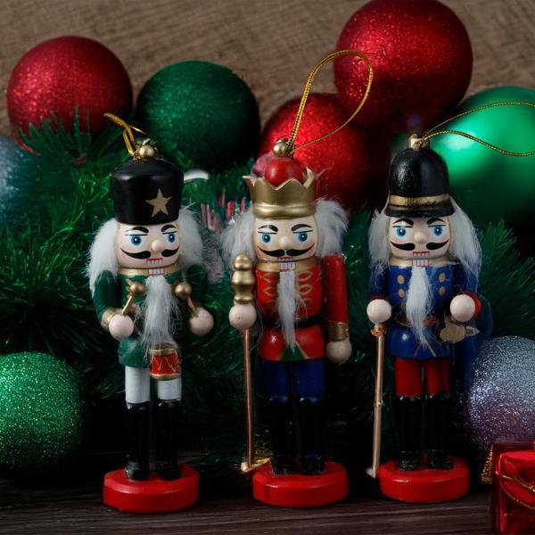 Koopman New Year 3 Parça Nutcracker 12 cm - Image 1