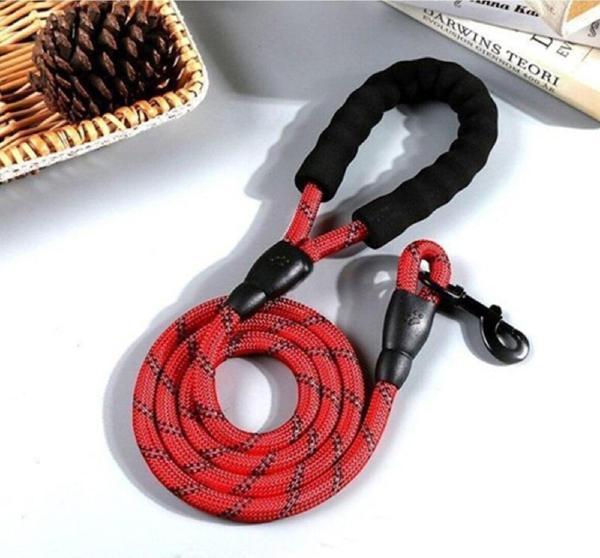 KÖPEK FİTİL ÖRGÜ GEZDİRME  HALATI BÜYÜK BOY - Image 1