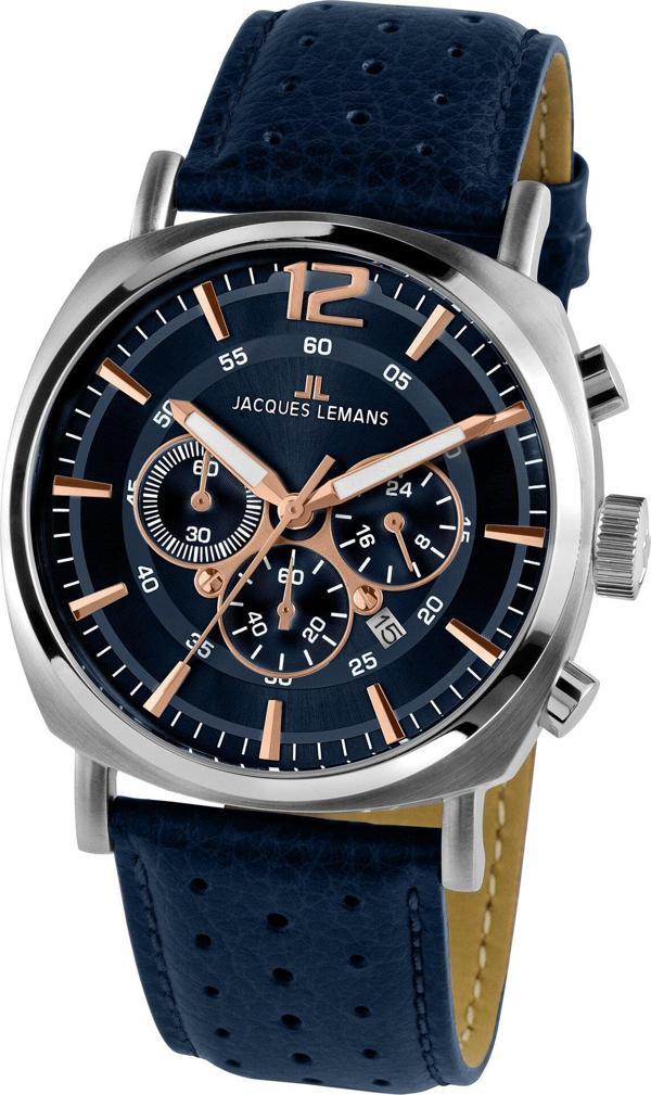 JACQUES LEMANS LUGANO 1-1645I ERKEK KOL SAATİ - Image 1