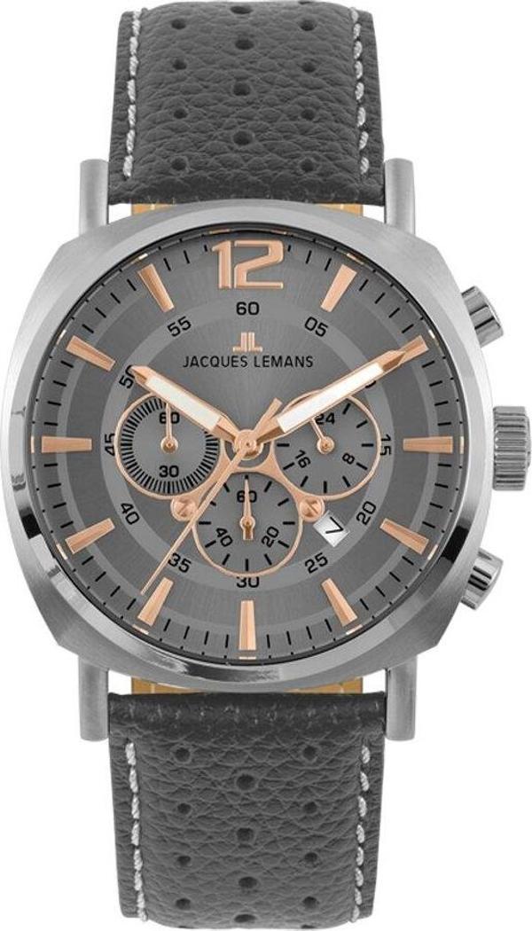 JACQUES LEMANS LUGANO 1-1645L ERKEK KOL SAATİ - Image 1