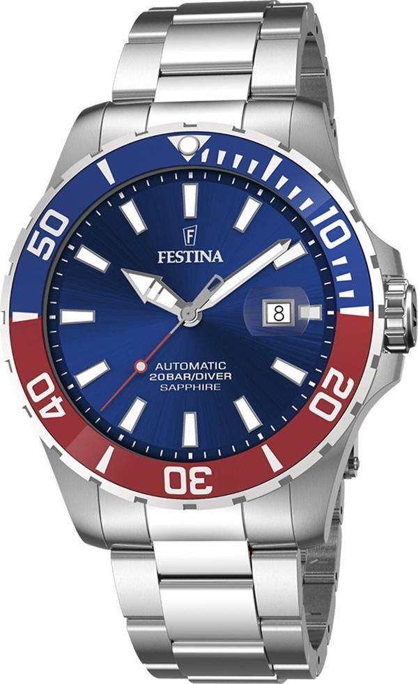 FESTINA F20531/5 AUTOMATIC DIVER SAPPHIRE ERKEK KOL SAATİ - Image 1