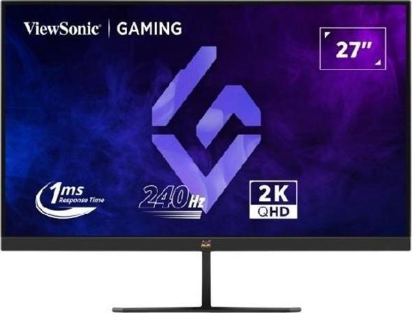 VIEWSONIC 27" VX2758A-2K-PRO-3 2K QHD 1MS 240HZ HDMI DP HDR10 FREESYNC PREMIUM PS/XBOX RGB IPS GAMING MONITOR - Image 1