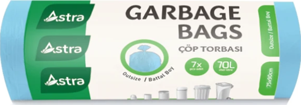 Battal Boy Çöp Torbası 75*90 Cm 7li - Image 1