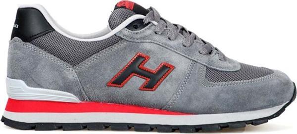 Hammer Jack Peru Hakiki Deri Meet Gri-Kırmızı-Laci Erkek Spor Ayakkabı - Image 1