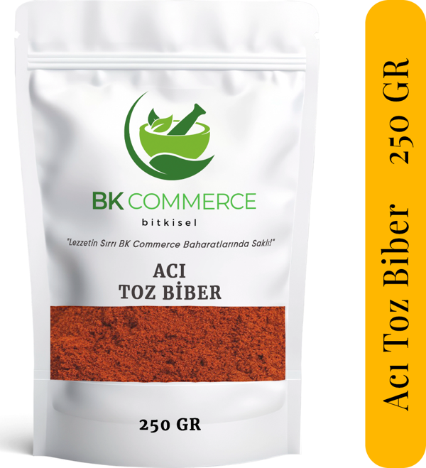 BK Commerce Acı Toz Biber 250 Gr - Image 1