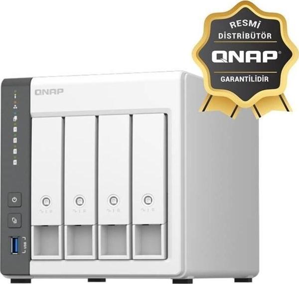 Qnap Ts-433-4gb Ram 4 Hdd Yuvalı Tower Nas (resmi Distribütör Garantili) - Image 1
