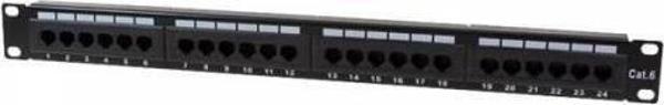 Uranıum P24utp Pp-uc6-2524 Cat6 24 Port Dolu Patch Panel - Image 1