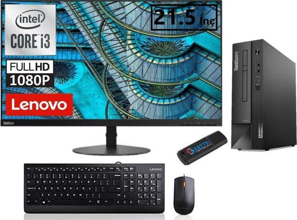 Lenovo Thınkcentre Neo 50S Sff Intel Core I3 12100 8gb 256GB M.2 Nvme SSD Freedos 21.5 Fhd Slim Masaüstü Bilgisiyar SFFN11SX002VTX25 + Zetta USB Bellek - Image 1