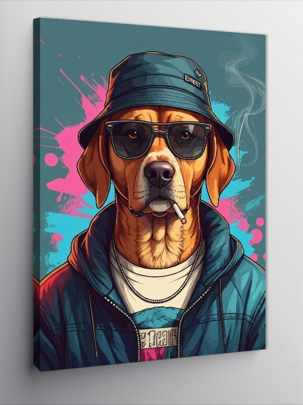 Kanvas Tablo Sokak Köpeğinin Karizması - Image 1