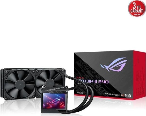 Asus 240Mm Rog Ryujın Iı 240 Oled Aura Sync Rgb Sıvı Soğutmalı İşlemci Fanı - Image 1