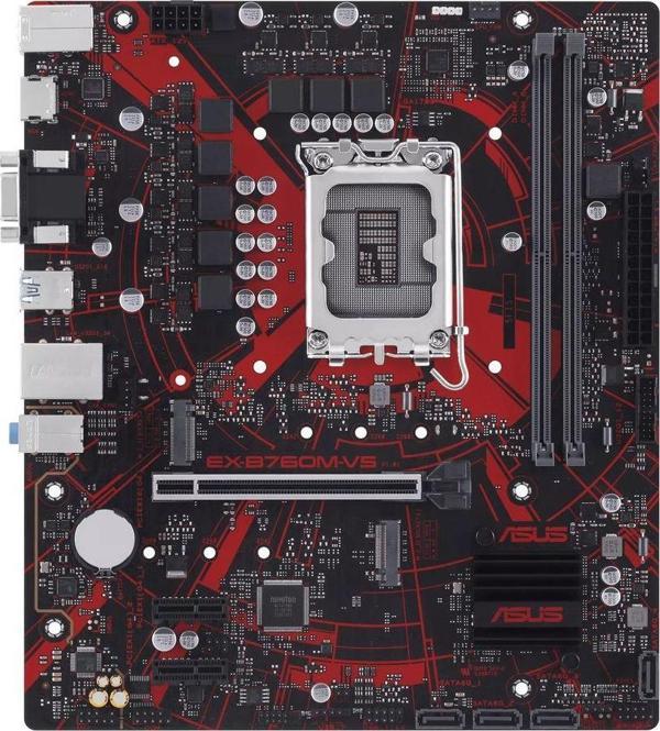 Asus Ex-B760M-V5 Intel B760 Soket 1700 Ddr5 8000(Oc)Mhz Matx Gaming (Oyuncu) Anakart - Image 1