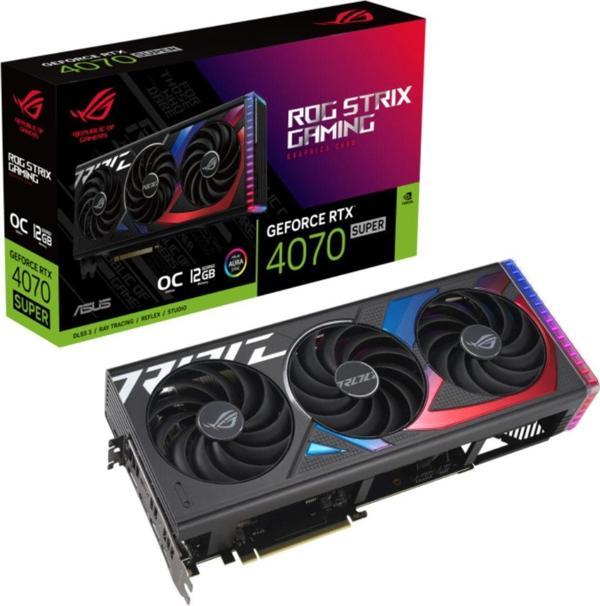 Asus Rog Strix Rtx 4070 Super O12G 12Gb Gddr6X 192 Bit Rog-Strıx-Rtx4070S-O12G-Gamıng Ekran Kartı - Image 1