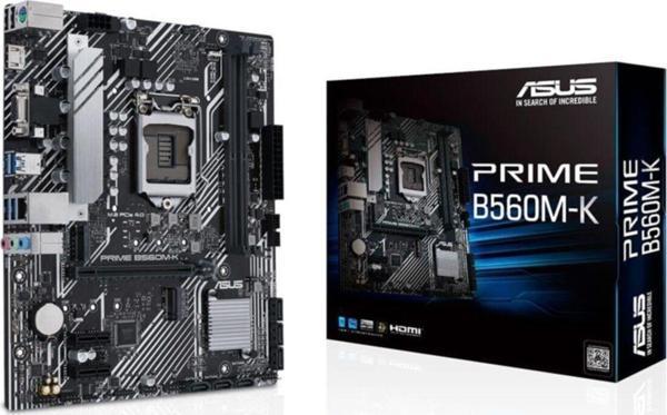 Asus Prime B560M-K Intel LGA1200 DDR4 Micro ATX Anakart - Image 1