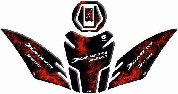 Bajaj Dominar 250 2020 - 2024 Uyumlu Tank Pad Set 008 - Image 1