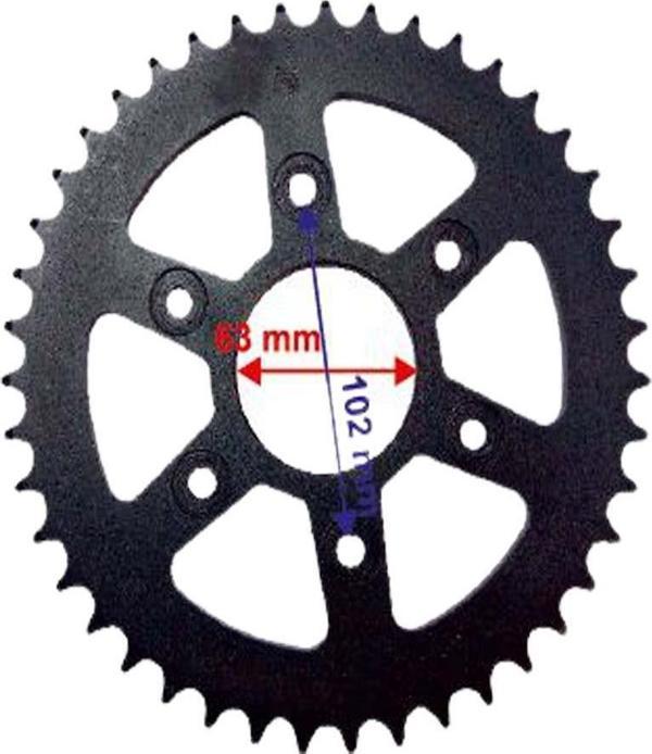 Arka Dişli 520-43T İç 63X6 Delikli Bajaj Dominar 400 - Image 1