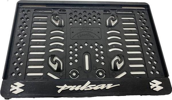 Bajaj Pulsar Nikel Çıtçıt Plastik (15X24 Cm) Kırılmaz Plakalık - Image 1