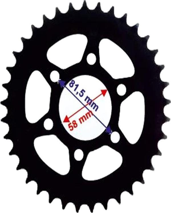 Bajaj Pulsar Ns 200 Arka Dişli 520-37T İç 58 Mm Öm - Image 1